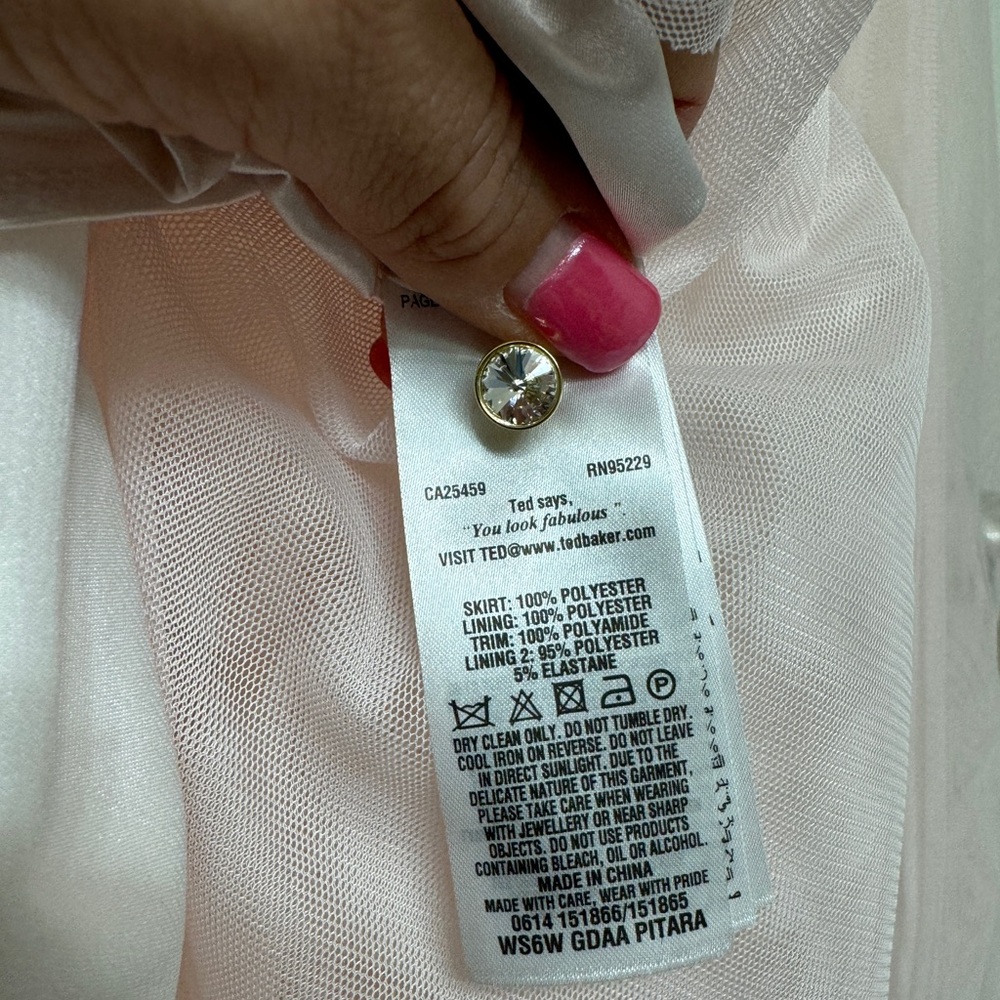Ted Baker London Pitara Cocktail Dress Ted Sz 4/US 10 - Picture 8 of 11